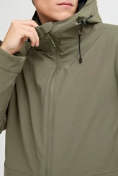 North Bend Funktionsmantel NBKarim Parka mit Kapuze Dunkelgrün/Khaki/Grün