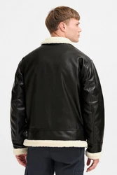 Indicode Lederjacke IDSulto Schwarz/Creme