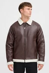 Indicode Lederjacke IDSulto Dunkelbraun/Braun/Creme
