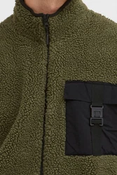 Indicode IDTrautmar Fellimitatjacke Dunkelgrün/Grün