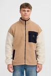 Indicode IDTrautmar Fellimitatjacke Braun/Beige