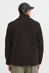 North Bend Fellimitatjacke NBSam Dunkelgrau/Braun/Schwarz/Grau/Dunkelbraun/Dunkelgrün
