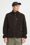 North Bend Fellimitatjacke NBSam Dunkelgrau/Braun/Schwarz/Grau/Dunkelbraun/Dunkelgrün