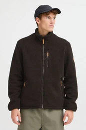 Fellimitatjacke NBSam M moderne Fleecejacke mit Reiverschlusstaschen