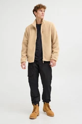 North Bend Fellimitatjacke NBSam Khaki/Braun/Beige