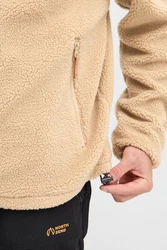 North Bend Fellimitatjacke NBSam Khaki/Braun/Beige
