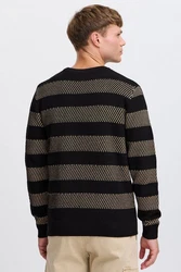 Indicode Strickpullover IDTelly Schwarz/Beige/Khaki/Dunkelgrün/Braun/Creme/Gelb