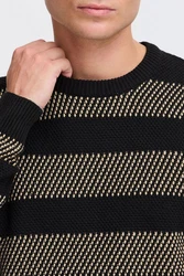 Indicode Strickpullover IDTelly Schwarz/Beige/Khaki/Dunkelgrün/Braun/Creme/Gelb