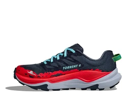 Hoka One One TORRENT Trailrunningschuh Rot/Hellblau