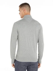 Tommy Hilfiger Cardigan PIMA ORG CTN CASHMERE ZIP THRU grau/light grau heather