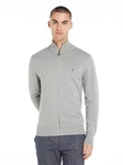 Tommy Hilfiger Cardigan PIMA ORG CTN CASHMERE ZIP THRU grau/light grau heather