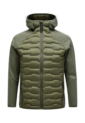 Peak Performance Argon Hybrid Hood Kurzjacke (1-St) Dunkelgrün