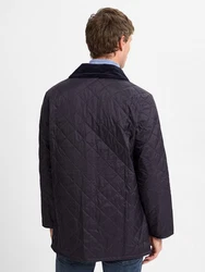 Barbour Steppjacke Liddesdale Quilt Dunkelblau/Dunkelgrau/Blau/Schwarz