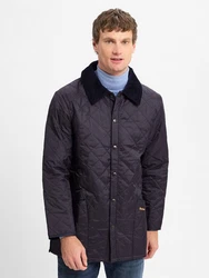 Barbour Steppjacke Liddesdale Quilt Dunkelblau/Dunkelgrau/Blau/Schwarz
