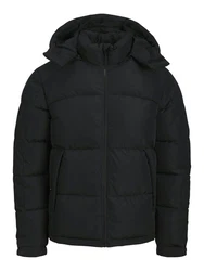 Jack & Jones Steppjacke Jcoaero Puffer SN Schwarz