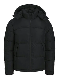 Jack & Jones Steppjacke Jcoaero Puffer SN Schwarz