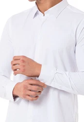 RedBridge Businesshemd Klassischer Stil Elegant Hellblau/Weiß/Grau