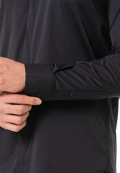 RedBridge Businesshemd Klassischer Stil Elegant Dunkelblau/Schwarz