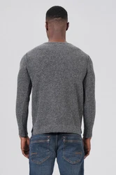 Miracle of Denim Strickpullover Herren Pullover Grau
