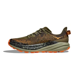 Hoka One One SPEEDGOAT 6 Trailrunningschuh Trail-Running Dunkelgrün/Braun/Orange