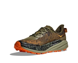 Hoka One One SPEEDGOAT 6 Trailrunningschuh Trail-Running Dunkelgrün/Braun/Orange