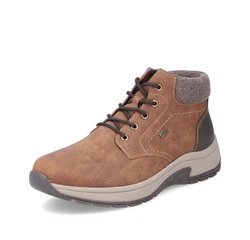 Rieker Schnürstiefel Beige/Braun
