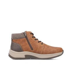 Rieker Schnürstiefel Beige/Braun
