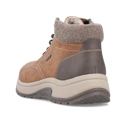Rieker Schnürstiefel Beige/Braun