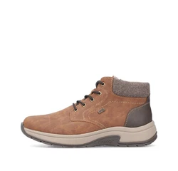 Rieker Schnürstiefel Beige/Braun