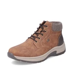 Rieker Schnürstiefel Beige/Braun