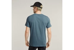 G-STAR T-Shirt Slim Base Hellblau/Blau/Grau/Türkis/Dunkelblau