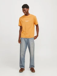 Jack & Jones T-Shirt JORVESTERBRO Orange/Gelb