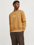 Jack & Jones Sweatshirt Relaxed Fit JORVESTERBRO 6020 senf / wei
