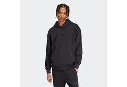 adidas Sportswear Sweatshirt M A SZN FL HD Schwarz/Dunkelgrau