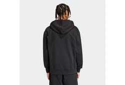 adidas Sportswear Sweatshirt M A SZN FL HD Schwarz/Dunkelgrau