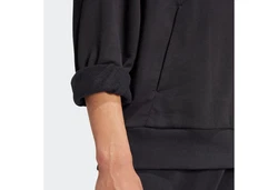 adidas Sportswear Sweatshirt M A SZN FL HD Schwarz/Dunkelgrau