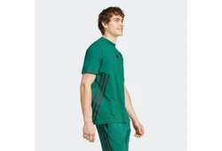 adidas Sportswear T-Shirt FI 3S REG T Grün/Dunkelgrün