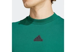adidas Sportswear T-Shirt FI 3S REG T Grün/Dunkelgrün