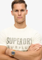 Superdry Rundhalsshirt SURPLUS GRAPHIC TSHIRT Gelb