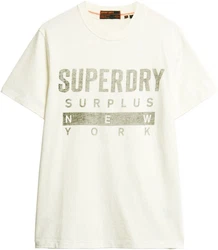 Superdry Rundhalsshirt SURPLUS GRAPHIC TSHIRT Gelb