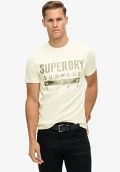 Superdry Rundhalsshirt SURPLUS GRAPHIC TSHIRT Gelb