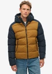Superdry Steppjacke Hood Colour Block Sport Puffer Farbig