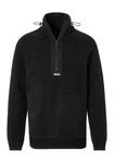 BOSS V-Ausschnitt Pullover Zartic mit Reißverschluss Grün