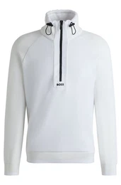 V-Ausschnitt-Pullover Zartic mit Reiverschluss