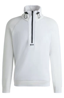 BOSS V-Ausschnitt Pullover Zartic mit Reißverschluss