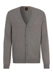 BOSS ORANGE Strickjacke Avac_CD Grau/Dunkelgrau/Hellgrau/Braun