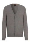 BOSS ORANGE Strickjacke Avac_CD Grau/Dunkelgrau/Hellgrau/Braun