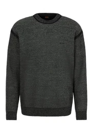 Strickpullover Kluna mit Logostickerei
