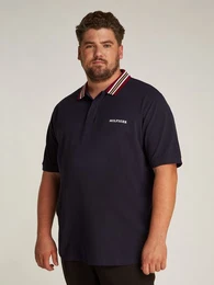 Tommy Hilfiger Big & Tall Poloshirt BT-GIFTING RWB CLLR REG POLO-B in Groen Gren, mit Logostickerei am rmel