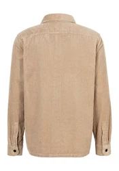 OLYMP Langarmhemd Casual Braun/Beige/Khaki